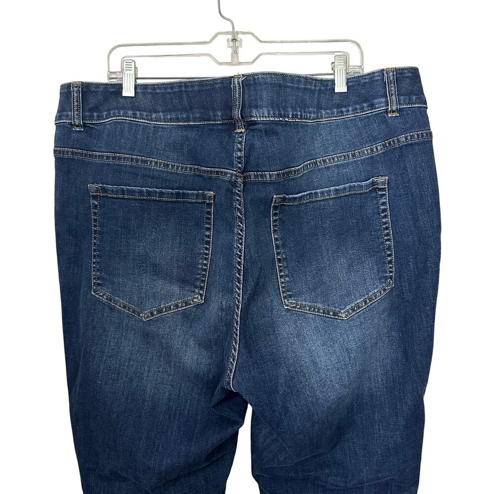 Venezia‎ Jeans Skinny Womens 26 Elastic Comfort Waist Cotton Blend Stretch Dark - Picture 6 of 7